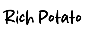 Rich Potato Font Image