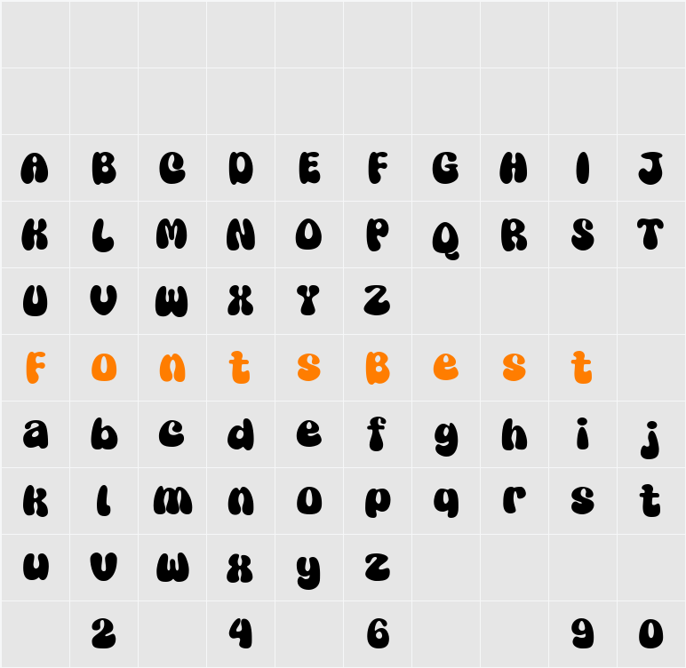 Super Session Character Map