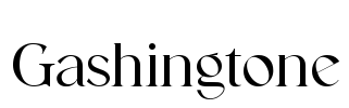 Gashingtone Font Image