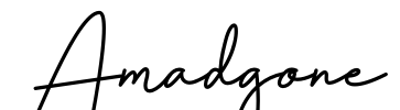 Amadgone Font Image