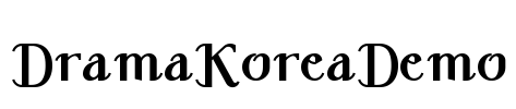 DramaKoreaDemo Font Image