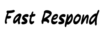 Fast Respond Font Image
