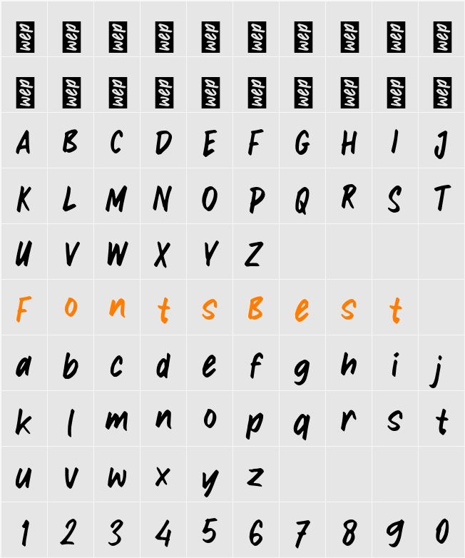 K Khayalan Character Map