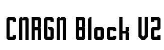 CNRGN Block V2 Font Image