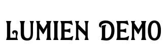 Lumien Demo Font Image
