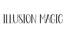 Illusion Magic Font Image