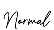 Normal Font Image