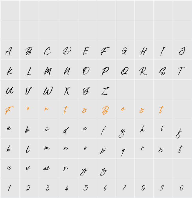 Antreg Slapoy Character Map
