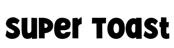 Super Toast Font Image