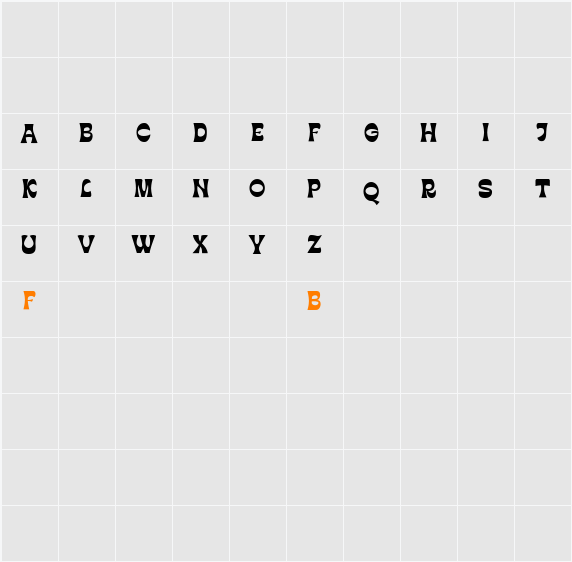 Klear DEMO Character Map