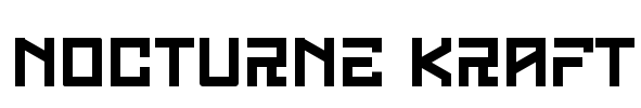 Nocturne Kraft Font Image