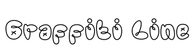 Graffiti Line Font Image