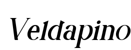 Veldapino Font Image