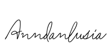 Anndanlusia Font Image