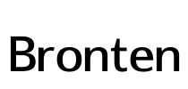 Bronten Font Image