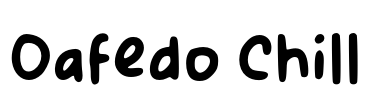 Oafedo Chill Font Image