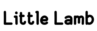 Little Lamb Font Image