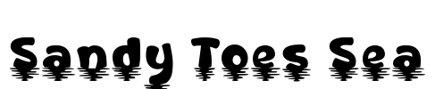 Sandy Toes Sea Font Image