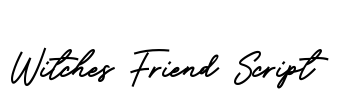 Witches Friend Script Font Image