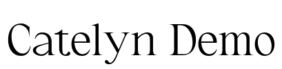 Catelyn Demo Font Image