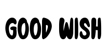 Good Wish Font Image