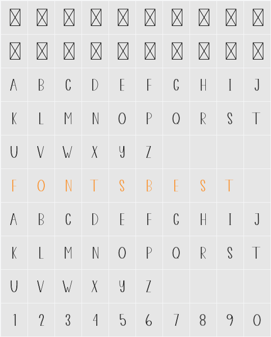 Presure Character Map