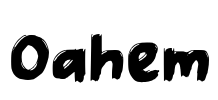 Oahem Font Image