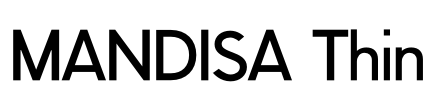 MANDISA Thin Font Image