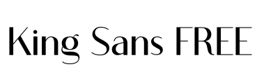 King Sans FREE Font Image