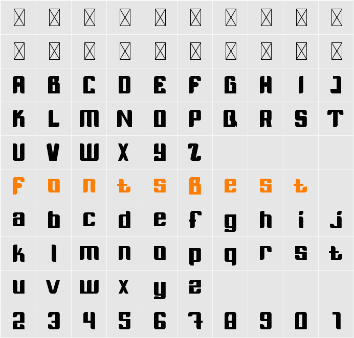 Weshi Vanas Character Map