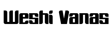 Weshi Vanas Font Image