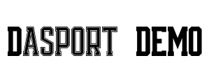Dasport DEMO Font Image