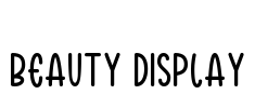 Beauty Display Font Image