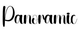 Panoramic Font Image
