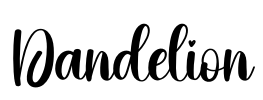 Dandelion Font Image