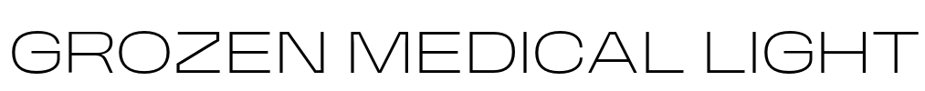 GROZEN MEDICAL Light Font Image