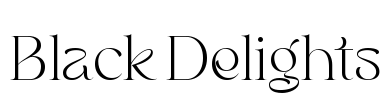 Black Delights Font Image