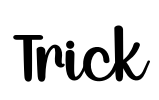 Trick Font Image