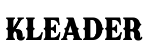 Kleader Font Image