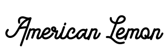 American Lemon Font Image
