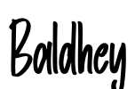 Baldhey Font Image