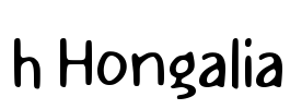 h Hongalia Font Image