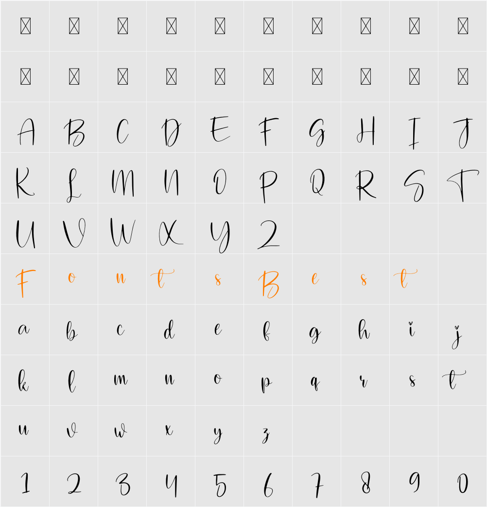 Spring Handmade Character Map