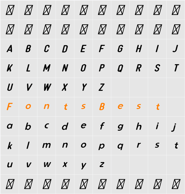 Karya Yang Di Niati SemBd Ita Character Map