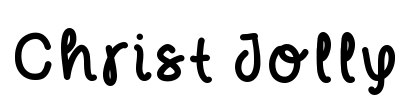 Christ Jolly Font Image