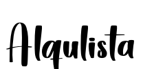 Alqulista Font Image