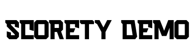 Scorety DEMO Font Image