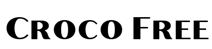 Croco Free Font Image