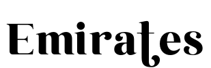 Emirates Font Image