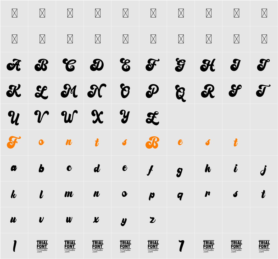Thinking Script Demo Character Map